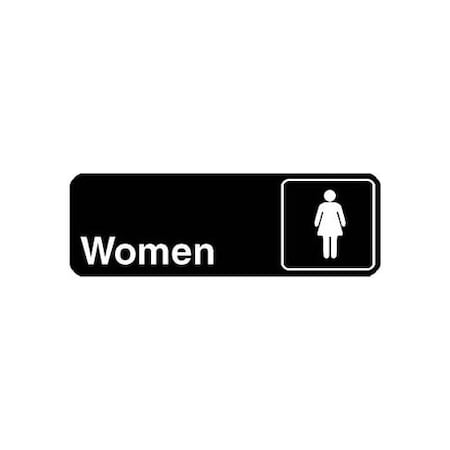 Traex Sign, Women (Black, 3X9") 4516